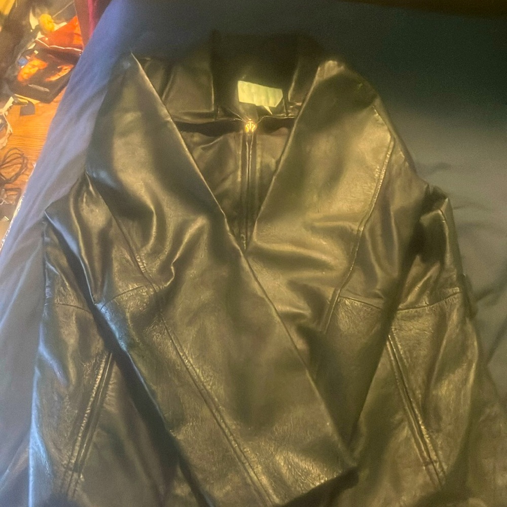 Worthington Black Leather Jacket